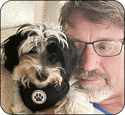 Larry and Jezebel chilling out on the couch.